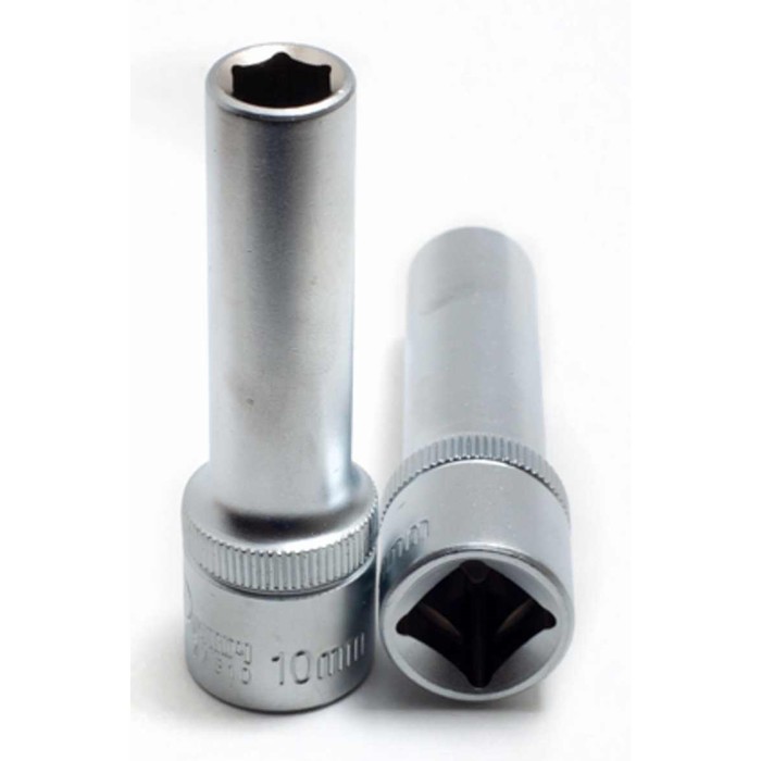 Головка торцевая "Сервис ключ" 77810, глубокая, 6 граней, 10мм