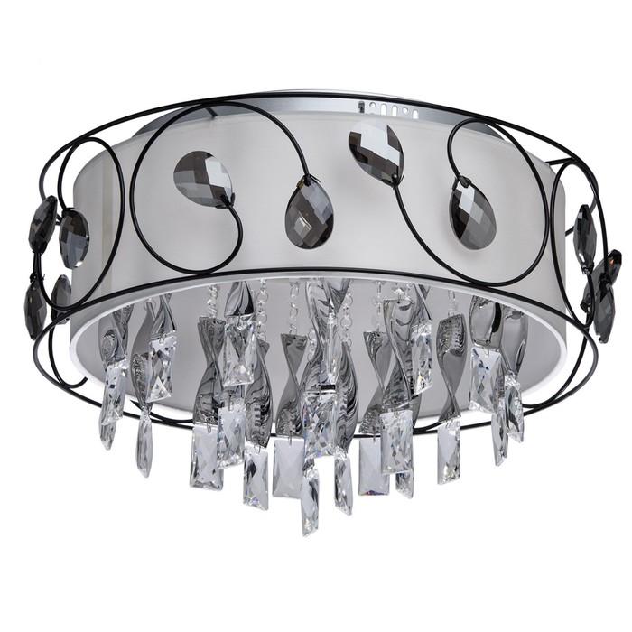 Люстра потолочная "Жаклин" 12x3W LED стальной 50x50x35см