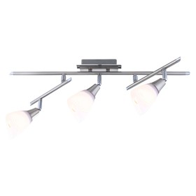 

Спот FRANK 3x40Вт E14 матовый никель 61x21см