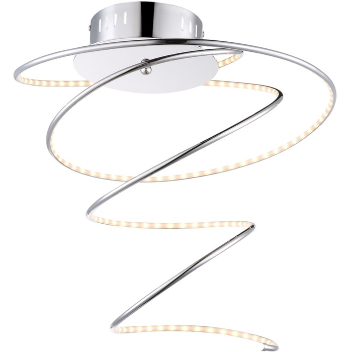 Люстра потолочная REBEL 1x19Вт LED хром 40x40x50см