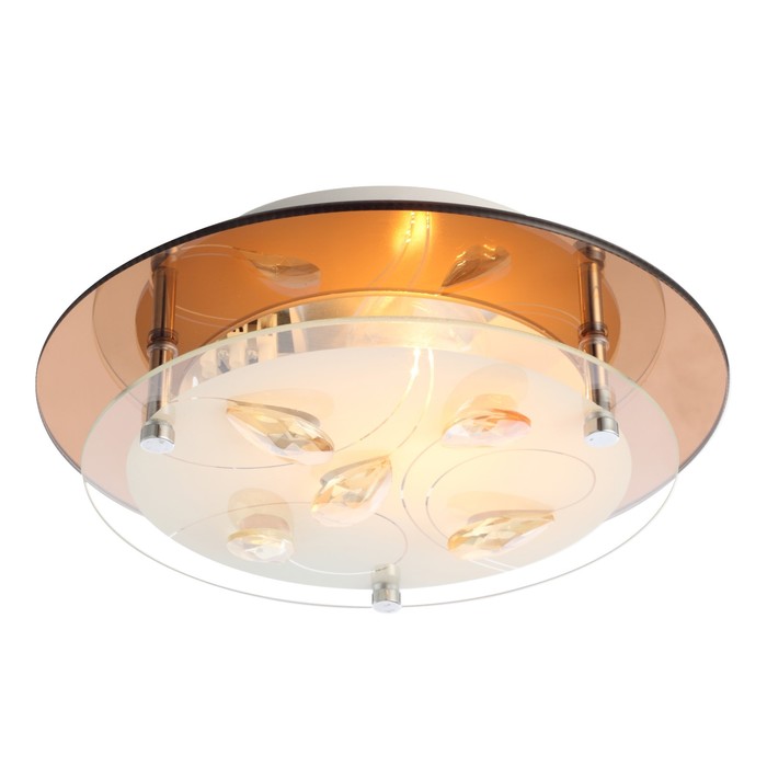 Светильник AYANA 1x40Вт E27 ILLU хром 25x25x8,5см