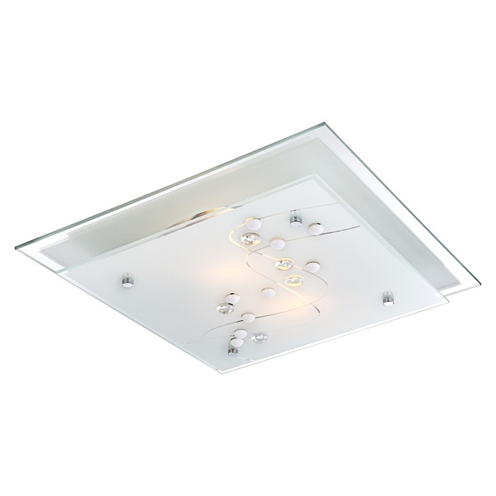 Светильник BALLERINA I 2x60Вт E27 ILLU хром 33,5x33,5x8,5см