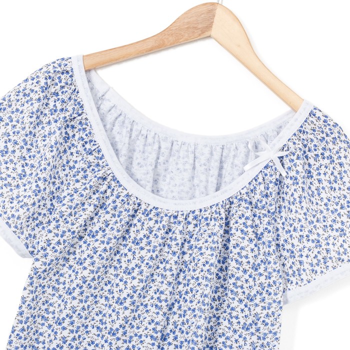 Пижама женская (футболка, бриджи) Светлана цвет белый, принт МИКС, р-р 58