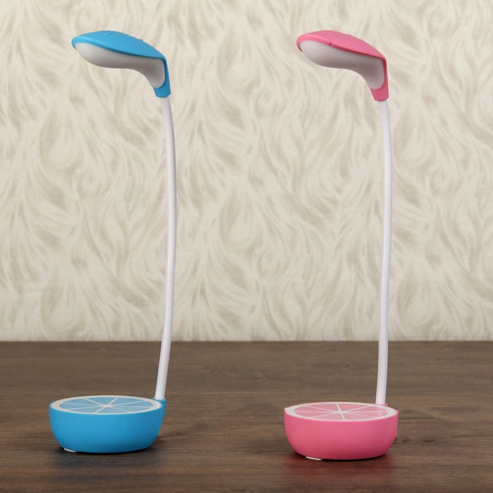 Лампа настольная 5W USB "Цитрус с листом" МИКС 35х8х8 см
