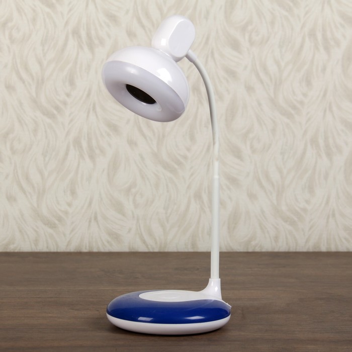 Лампа настольная сенсор 3 режима LEDх18 3W USB "Индиго" с датчиком движения 36х13х13 см