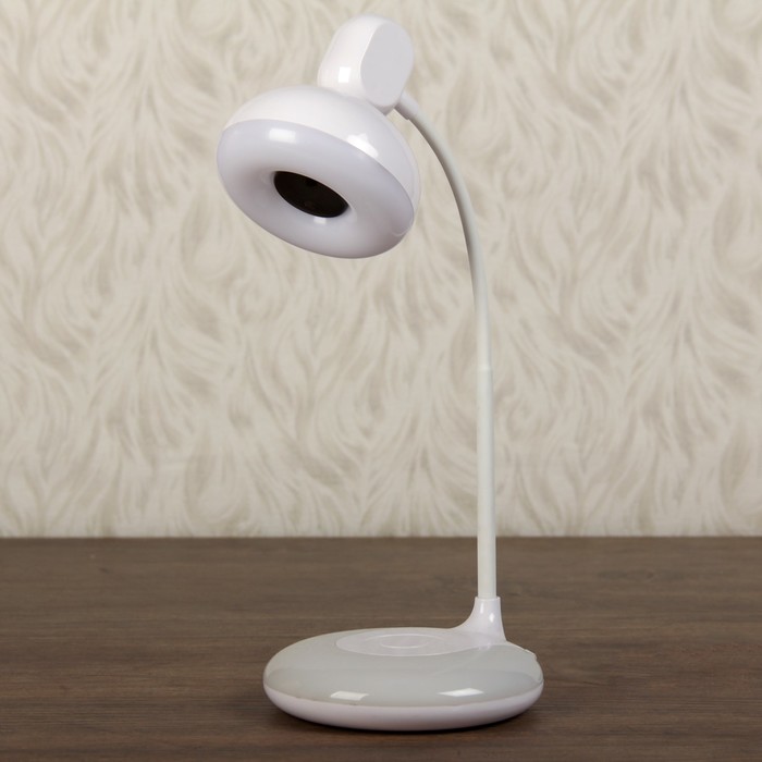 Лампа настольная сенсор 3 режима LEDх18 3W USB "Белая" с датчиком движения 36х13х13 см