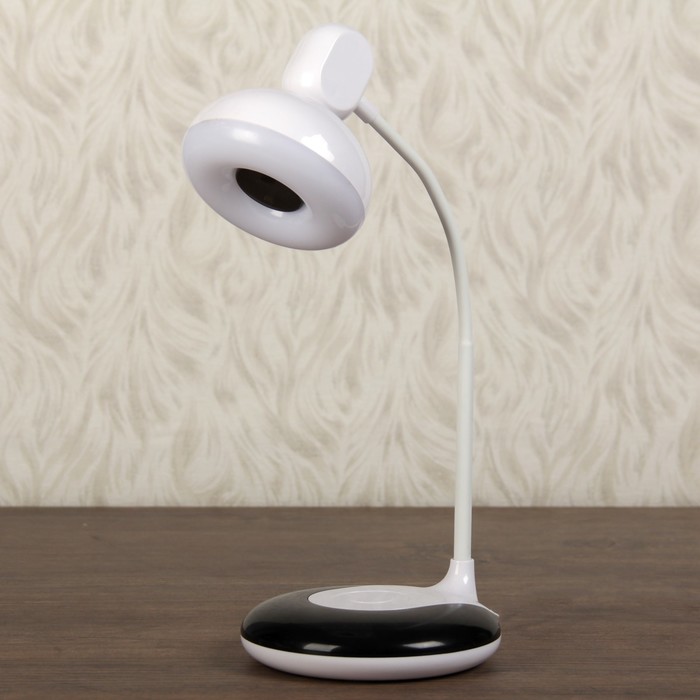 Лампа настольная сенсор 3 режима LEDх18 3W USB "Чёрная" с датчиком движения 36х13х13 см