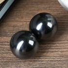 Магнитные шары чёрные набор 2 шт d=3,5 см