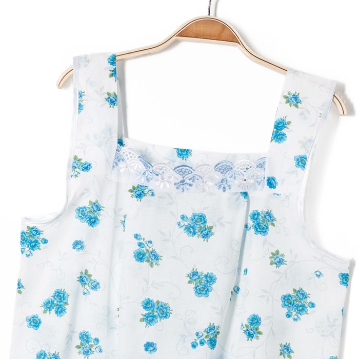 Сорочка женская Анжелика цвет белый, принт МИКС, р-р 46