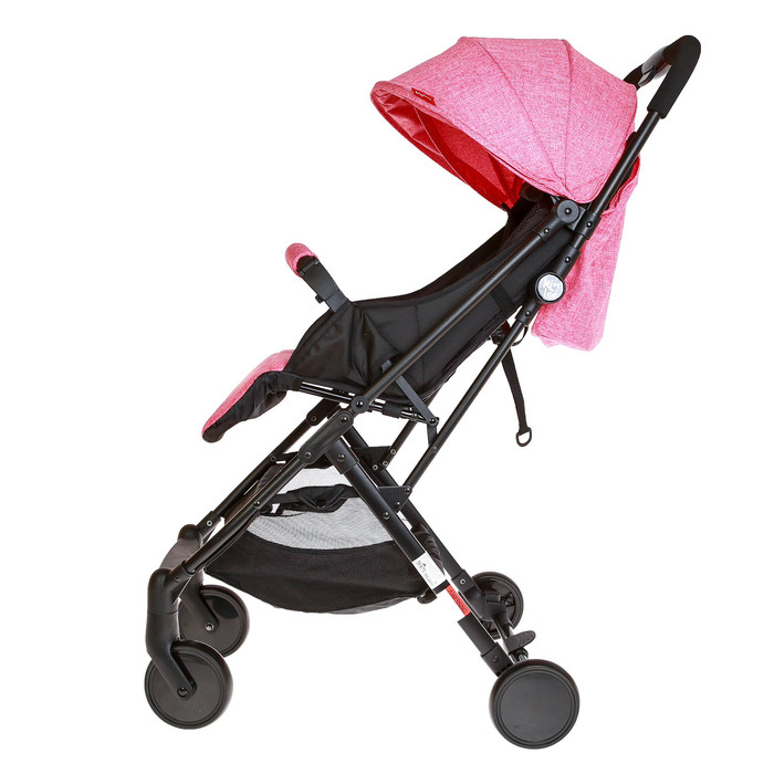 Коляска прогулочная, цвет коралловый