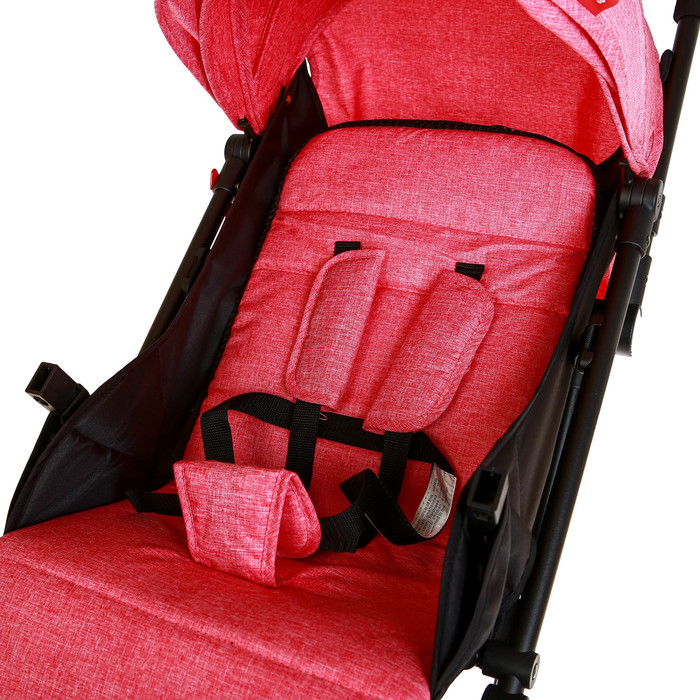 Коляска прогулочная, цвет коралловый