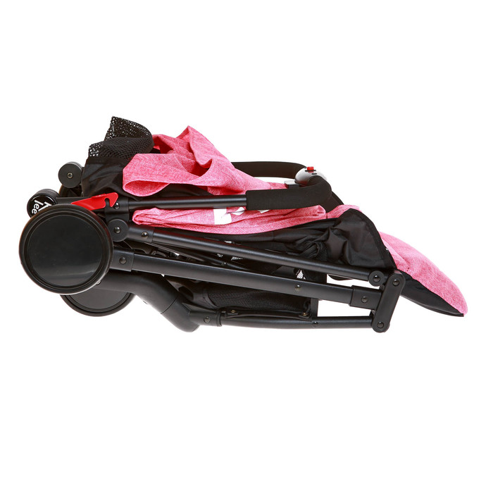 Коляска прогулочная, цвет коралловый