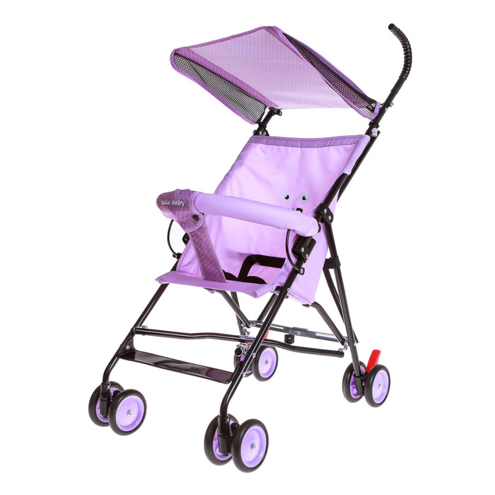 Коляска-трость с козырьком, цвет сиреневый