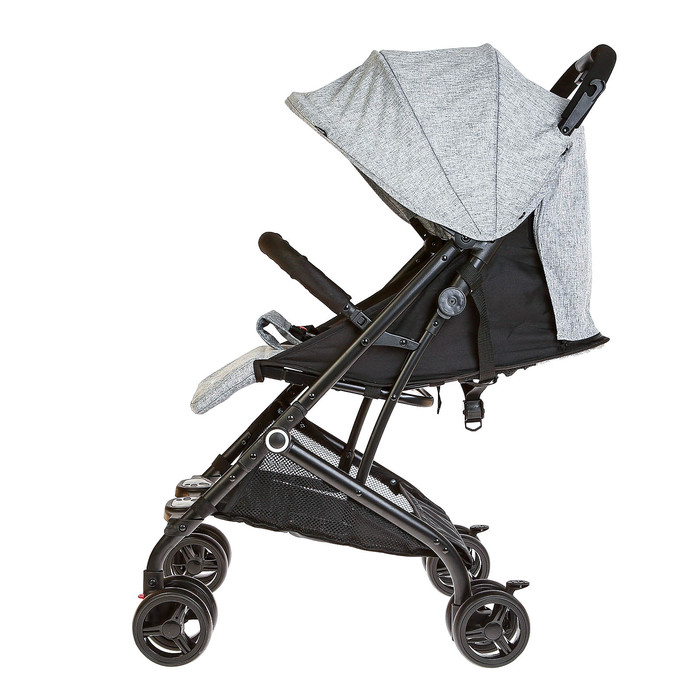 Коляска прогулочная, цвет серый