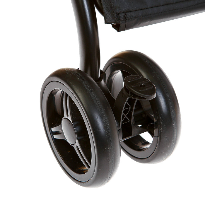 Коляска прогулочная, цвет серый