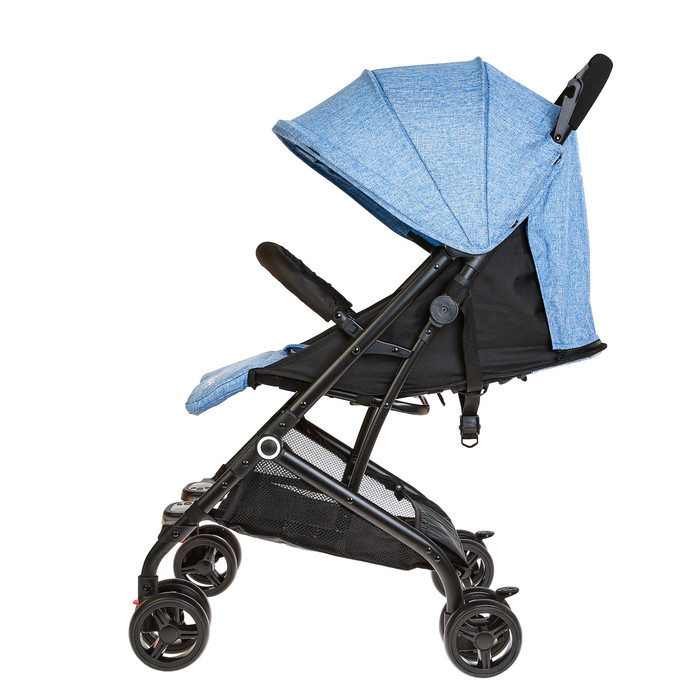 Коляска прогулочная, цвет голубой