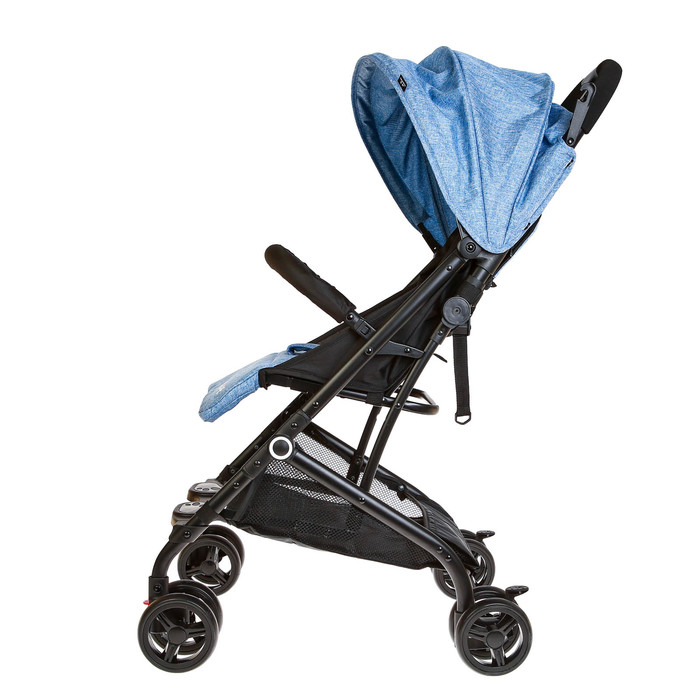 Коляска прогулочная, цвет голубой