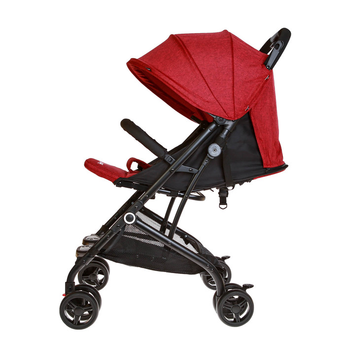 Коляска прогулочная, цвет красный