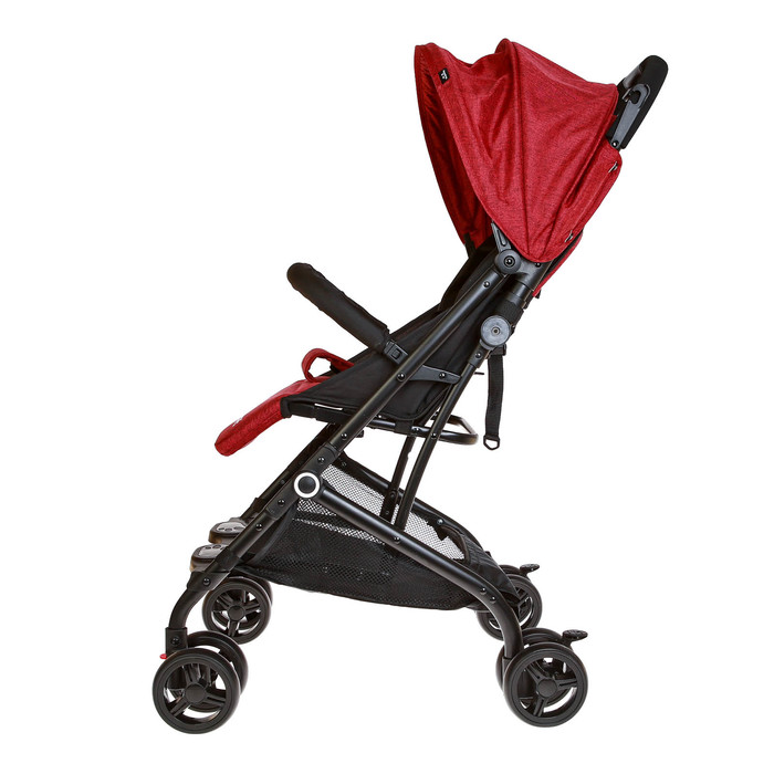 Коляска прогулочная, цвет красный