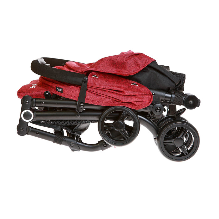 Коляска прогулочная, цвет красный