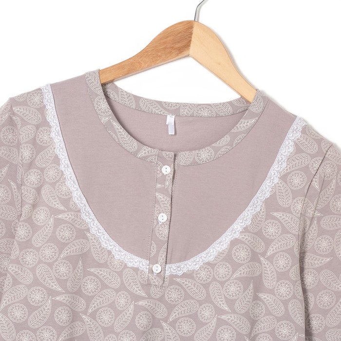 Сорочка женская Комфорт цвет какао, р-р 52