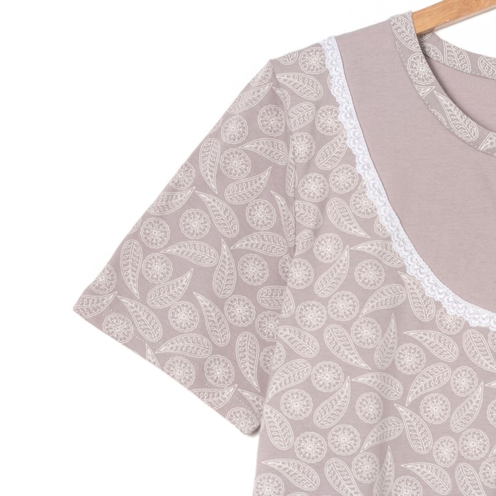 Сорочка женская Комфорт цвет какао, р-р 52