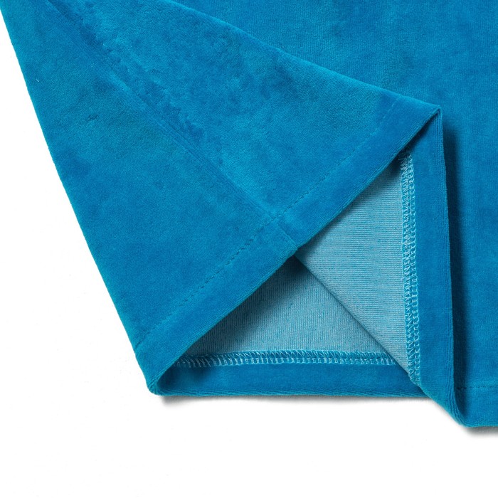 Халат женский на молнии Барбара цвет василек, р-р 60