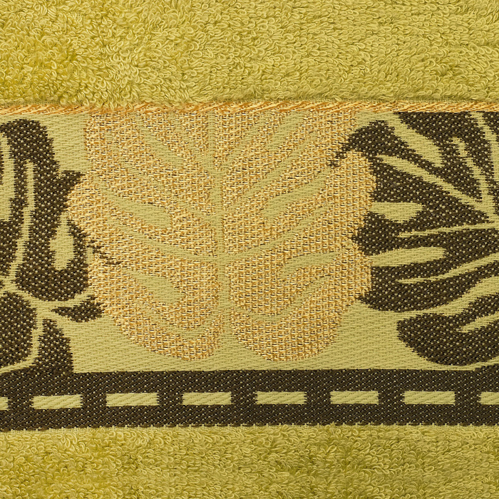 Полотенце подарочное "Этель" Для женщин зелёный 70х140 см бамбук, 450 г/м²