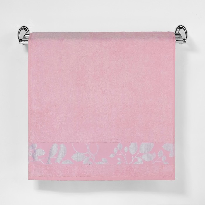Полотенце подарочное "Этель" Для женщин, нежно-розовый 70х140 см бамбук, 450 г/м²
