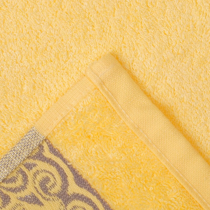 Полотенце подарочное "Этель" Для женщин, жёлтый 70х140 см бамбук, 450 г/м²