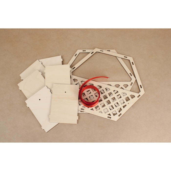 Подарочная коробка "Решетка", без сборки, 24х8х20.5см