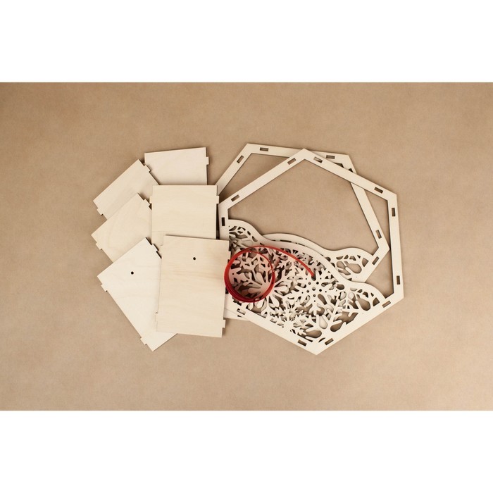 Подарочная коробка "Снежинка", без сборки, 24х8х20.5см