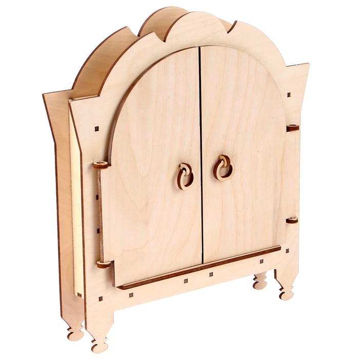 Ключница из фанеры для декора "Окошко" 26х24х5 см