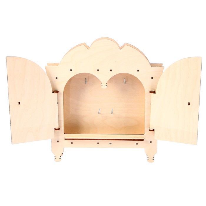 Ключница из фанеры для декора "Окошко" 26х24х5 см