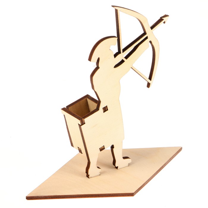 Держатель для зубочисток для декора "Лучник" набор 6 деталей,12 см