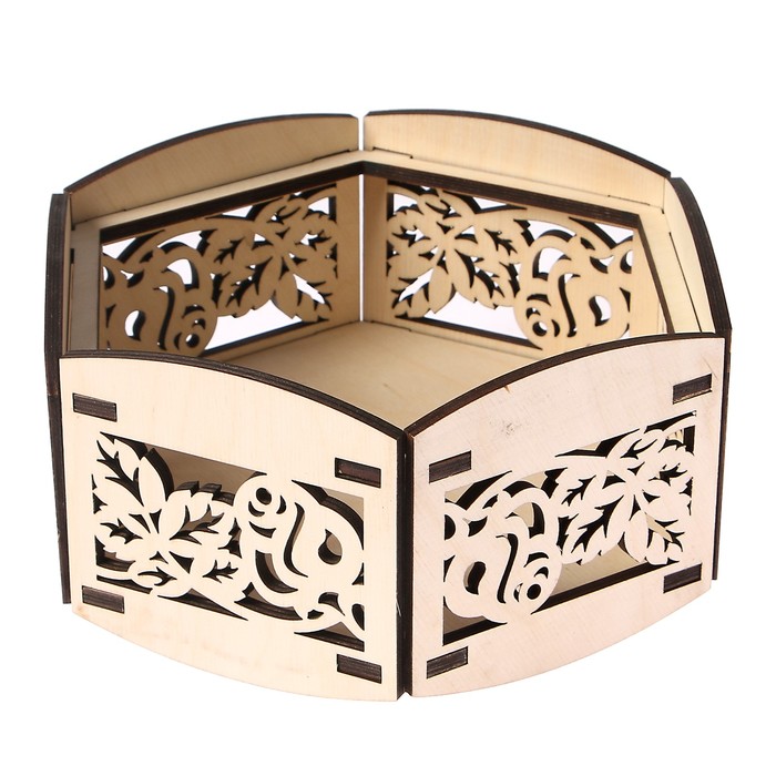 Конфетница для декора "Розочки" набор 8 деталей, 20х20х10 см