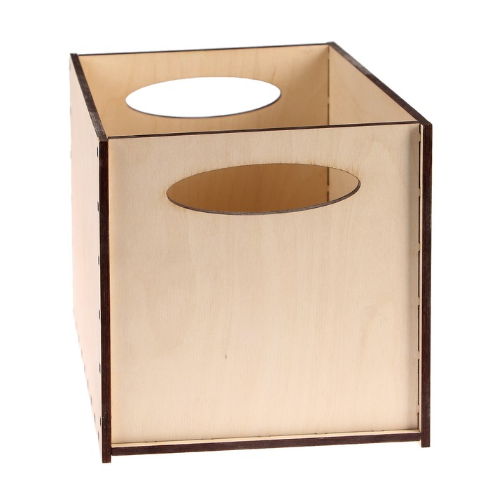 Заготовка для декора (5 деталей) "Ящик для хранения №3" средний, 26х21х20 см