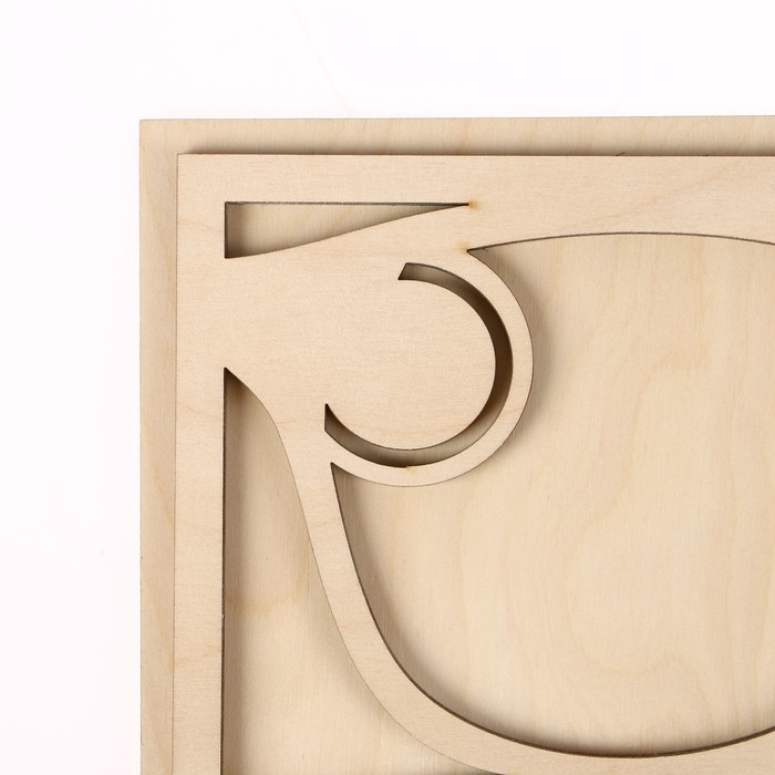 Фоторамка из фанеры "Очки" набор 2 детали 37х37 см