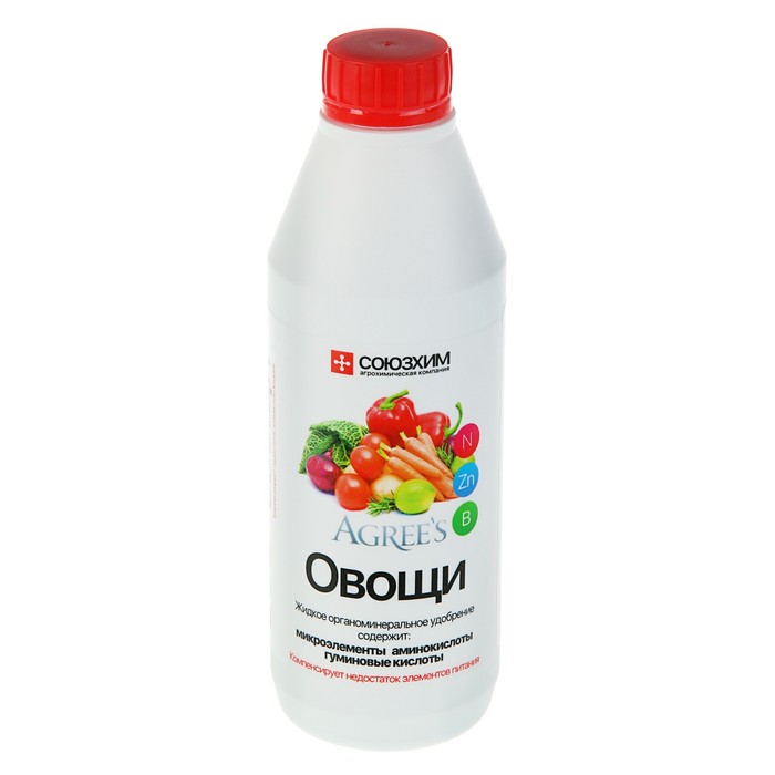 Минеральные удобрения "AGREE'S" ОВОЩИ 0,5л.