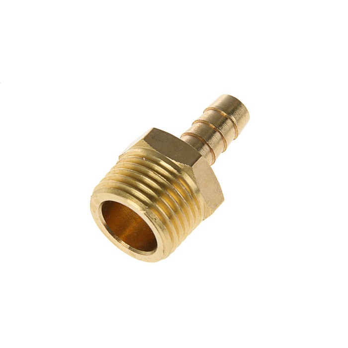 Штуцер пневматический "Эврика", наружная резьба "елочка" 1/2", 8 мм