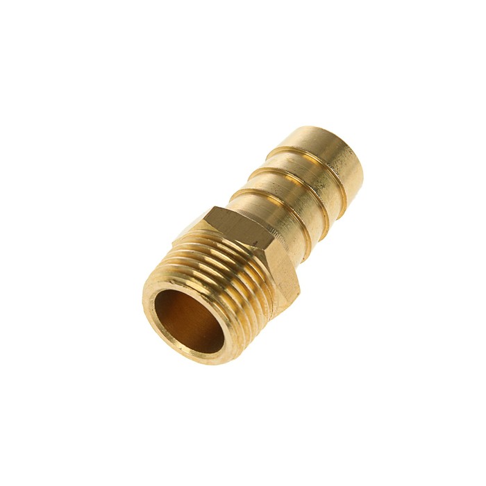 Штуцер пневматический "Эврика", наружная резьба "елочка" 1/2", 16 мм