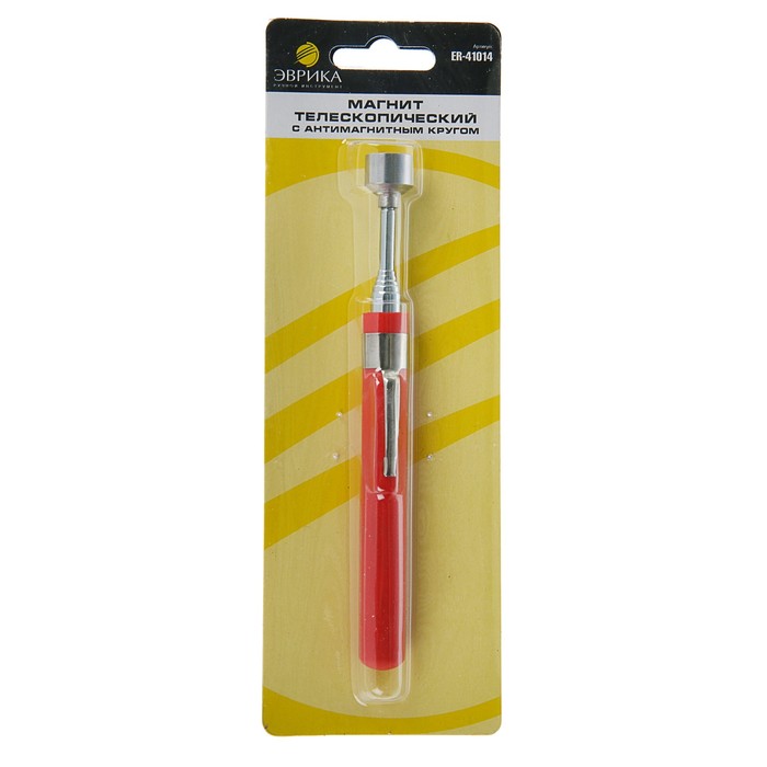 Магнит "Эврика", телескопический, с резиновой ручкой, 4.5 кг, max длина 608 мм