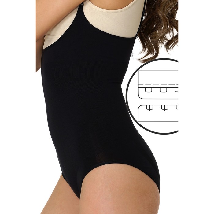 Утягивающее боди Formeasy с открытым бюстом, застежка, XL (размер 54-60)