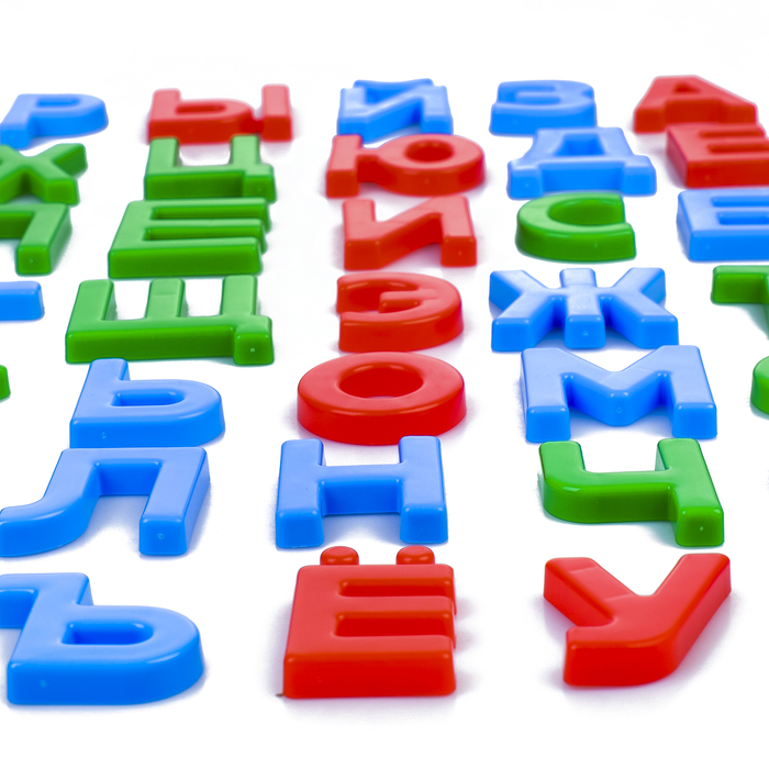 Набор "Первые уроки", 33 буквы, в пакете