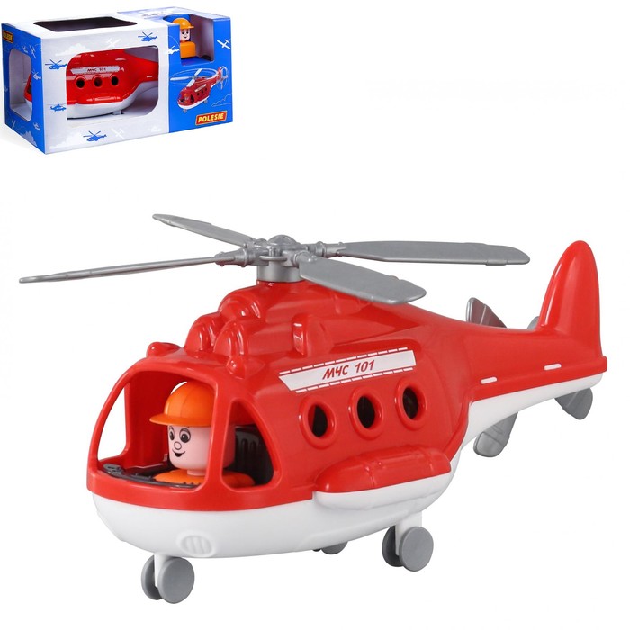 Вертолёт пожарный "Альфа" (в коробке) 68651