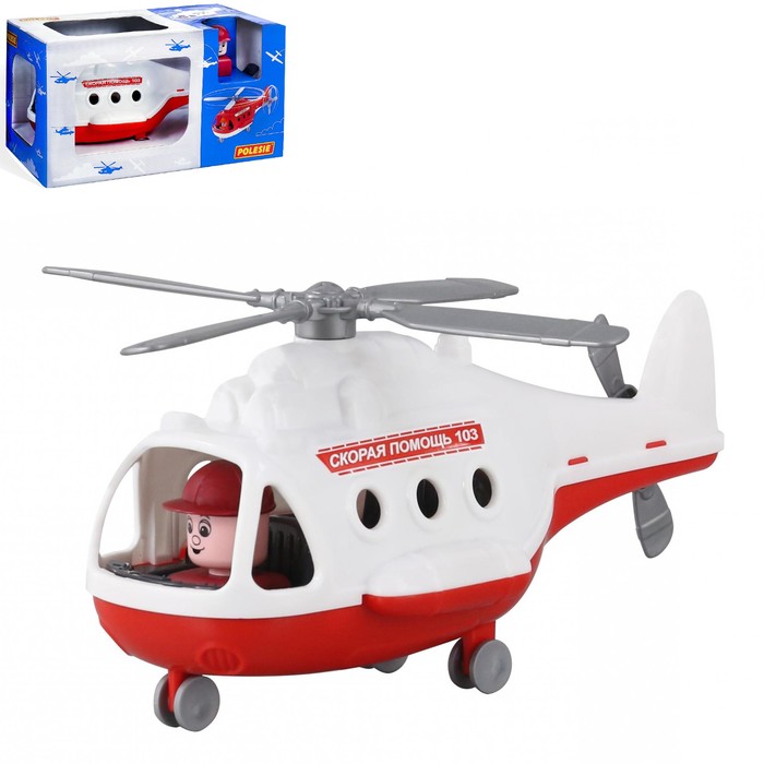 Вертолёт - скорая помощь "Альфа" (в коробке) 68668