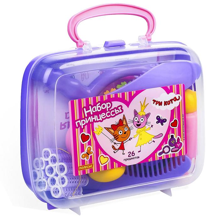 Игровой набор «Три Кота: Принцессы» в чемоданчике, МИКС