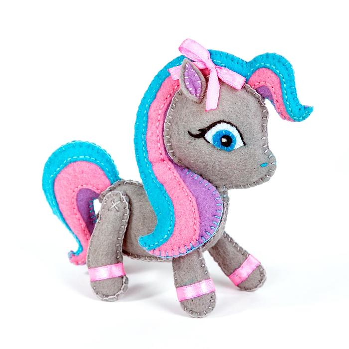 Набор для изготовления текстильной игрушки "Пони" ПФД-1062