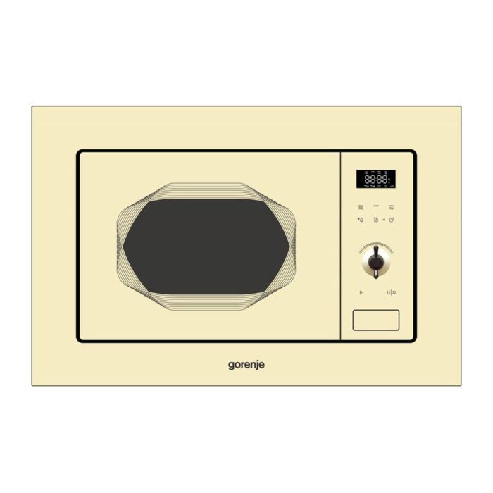Микроволновая печь Gorenje BM201INI, 20 л, 800 Вт, встраиваемая, слоновая кость