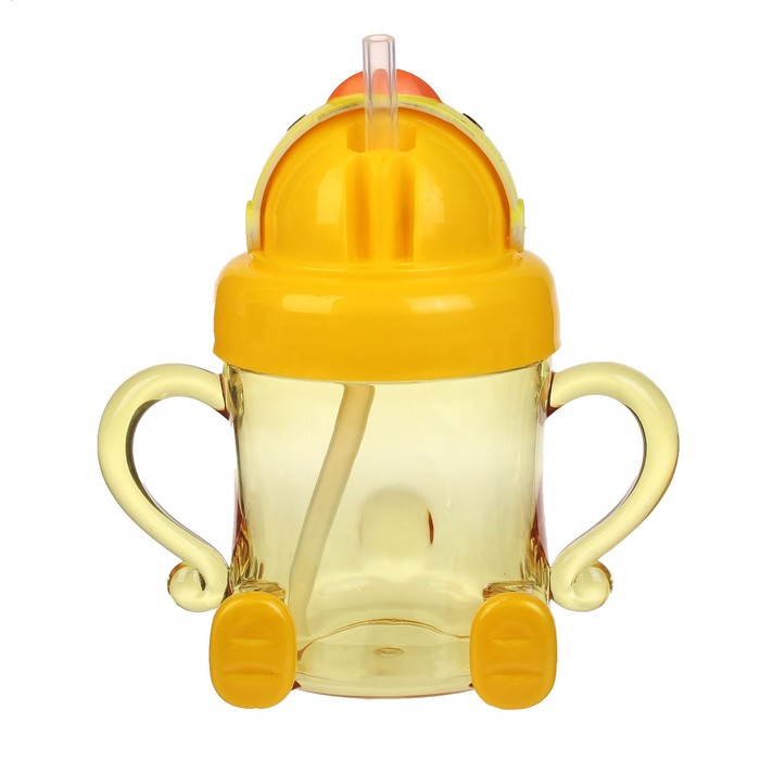 Поильник детский с трубочкой «Петушок», 250 мл, от 9 мес.